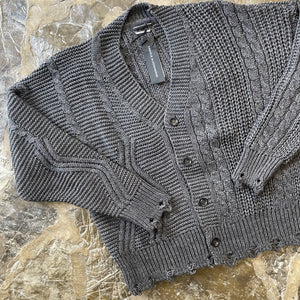 DANIELE ALESSANDRINI Cardigan M146 Doble Texturado C0778