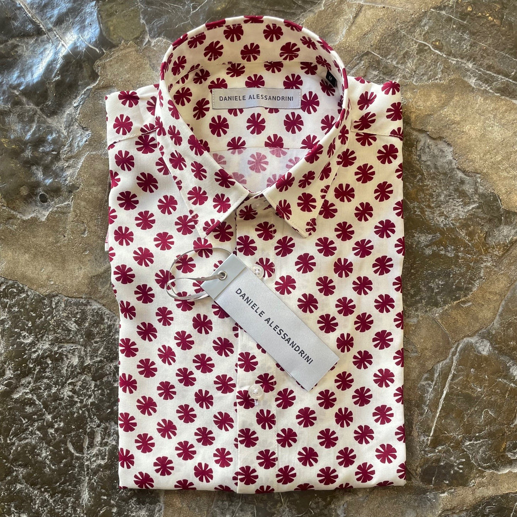 DANIELE ALESSANDRINI Camisa Estampado Flor B0146