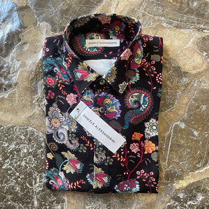 DANIELE ALESSANDRINI Camisa Estampado Paisley B0145