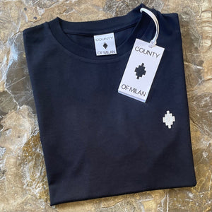 COUNTY OF MILAN Camiseta Mini Logo Bordado C0813