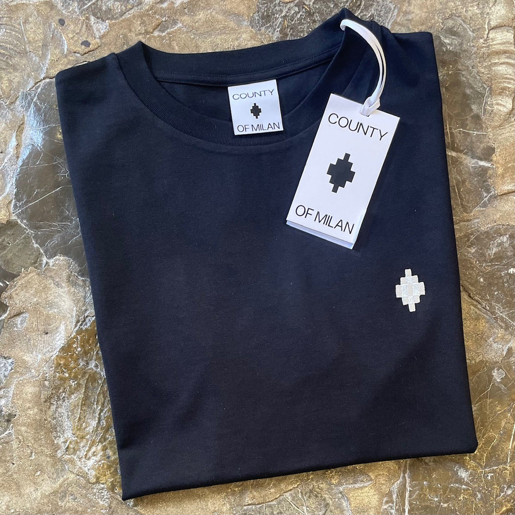 COUNTY OF MILAN Camiseta Mini Logo Bordado C0813