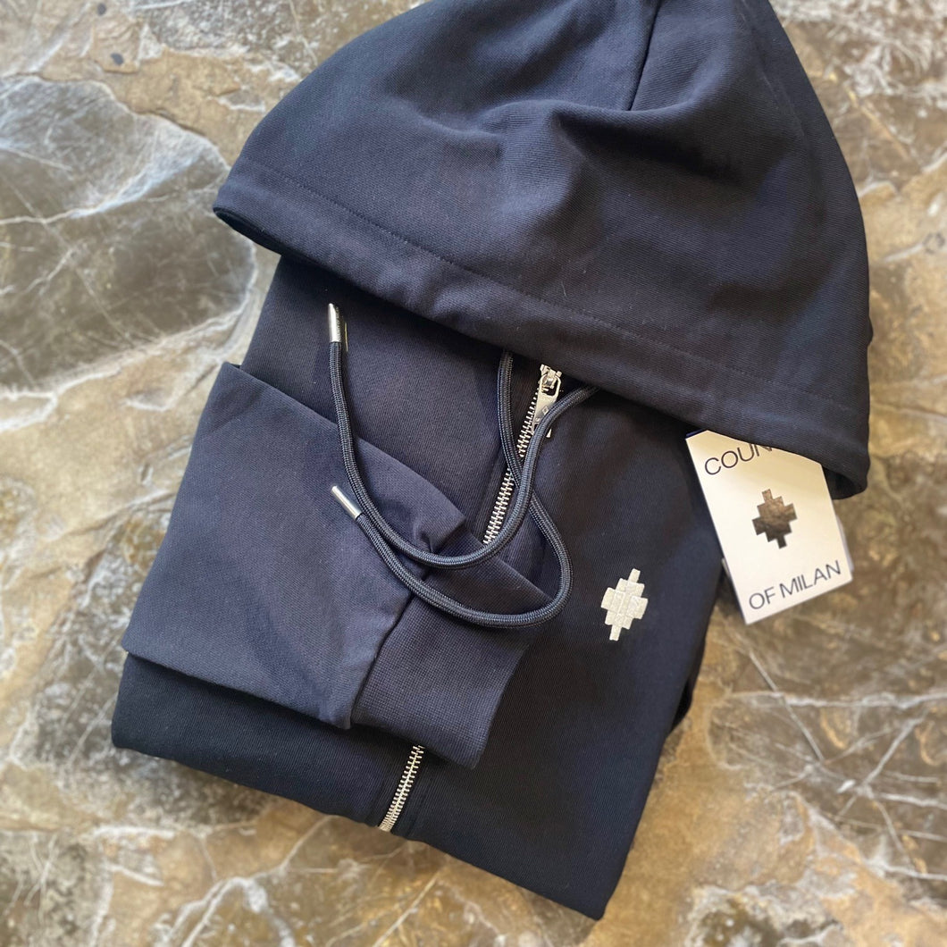 COUNTY OF MILAN Sudadera Capucha + Zip C0812