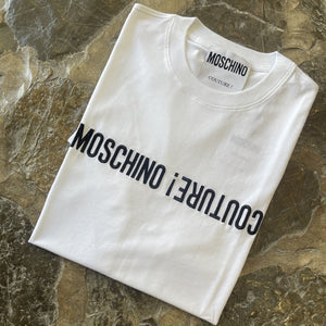 MOSCHINO Camiseta Logo Bordado Moschino Couture C0399