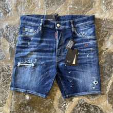 Load image into Gallery viewer, DSQUARED Marine Jean Shorts 0884 H0224
