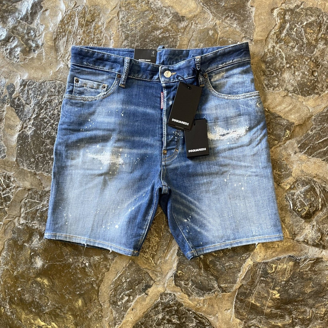 DSQUARED Marine Jean Shorts 0881 H0223