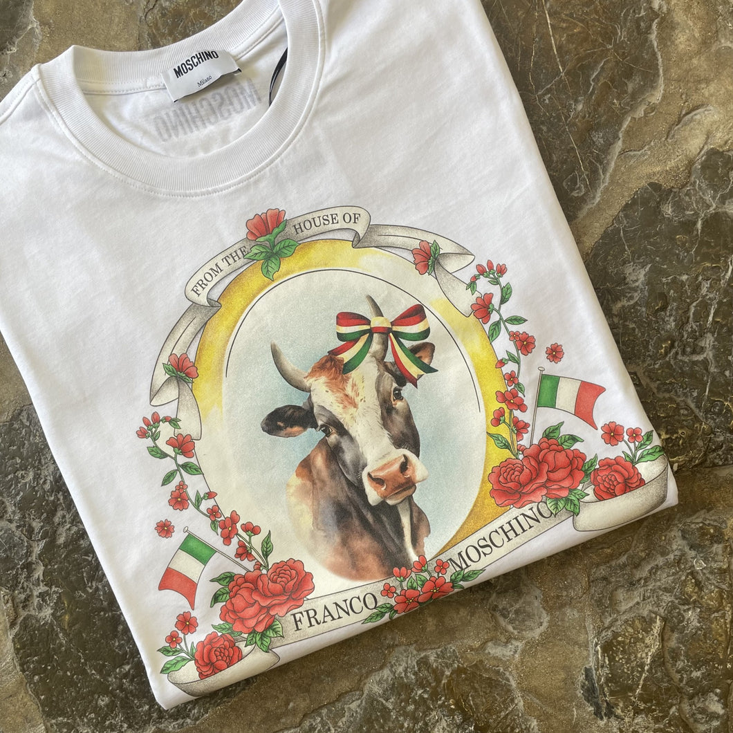 MOSCHINO COUTURE Camiseta Cow Franco Moschino C0730